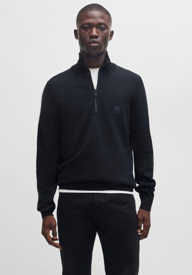 BOSS ORANGE Rollkragenpullover Kanobix mit Ton-in-Ton Logo von BOSS ORANGE