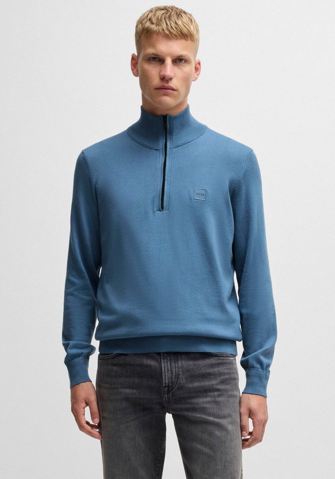 BOSS ORANGE Rollkragenpullover Kanobix_S mit Ton-in-Ton Logo von BOSS ORANGE