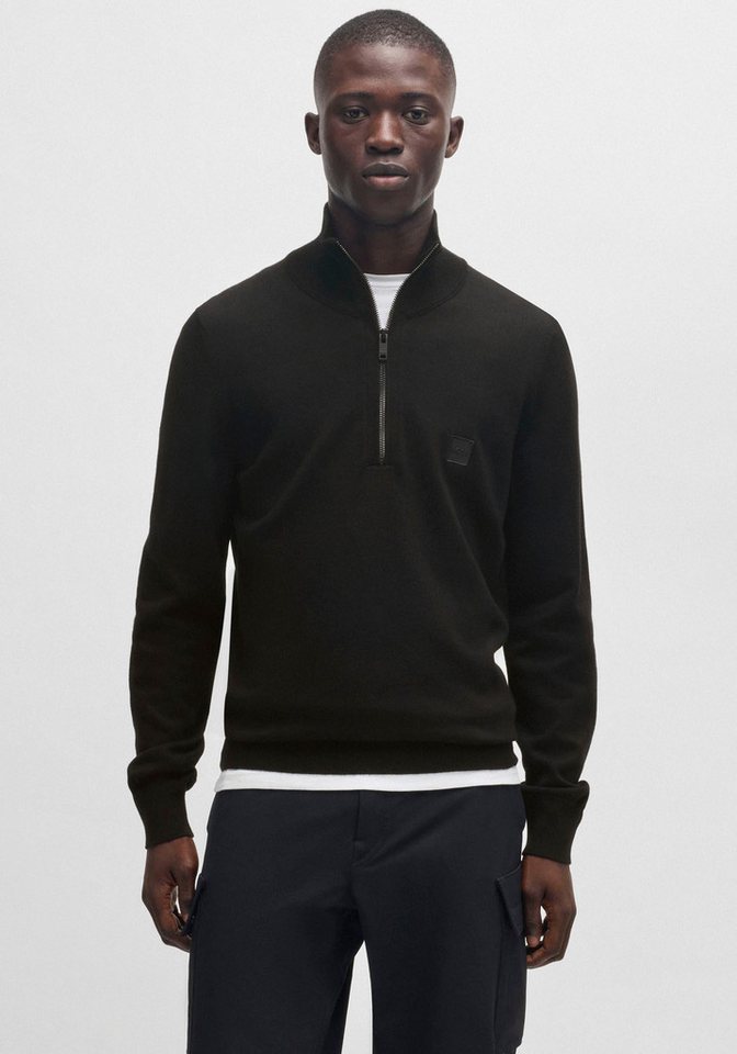 BOSS ORANGE Rollkragenpullover Kanobix_S mit Ton-in-Ton Logo von BOSS ORANGE