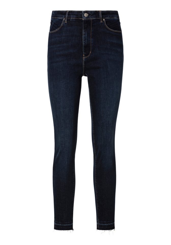BOSS ORANGE Skinny-fit-Jeans Maye High Rise Slim Premium Damenmode (BOSS ORANGE DENIM) mit Logostickerei auf der Tasche von BOSS ORANGE