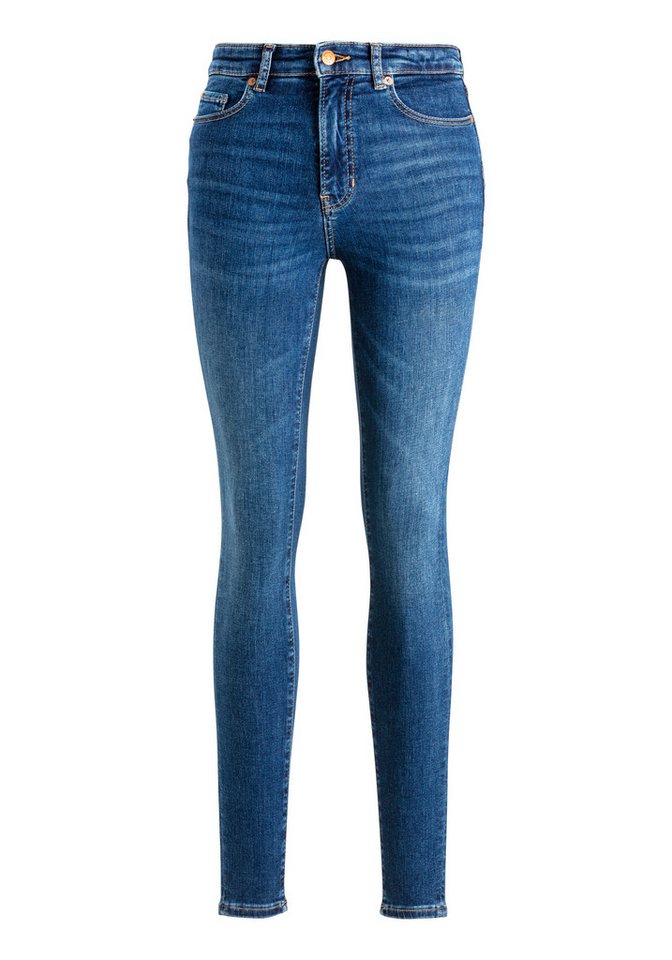 BOSS ORANGE Slim-fit-Jeans Maye High Rise Slim Premium Damenmode mit BOSS Leder-Badge von BOSS ORANGE