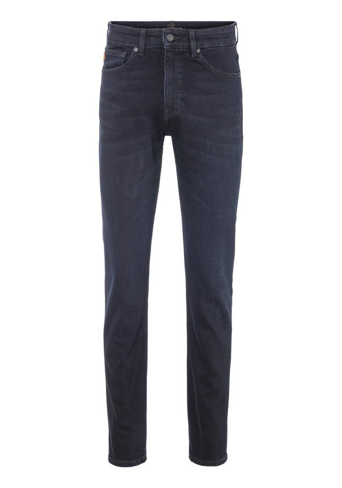 BOSS ORANGE Slim-fit-Jeans Delaware mit BOSS Leder-Badge von BOSS ORANGE