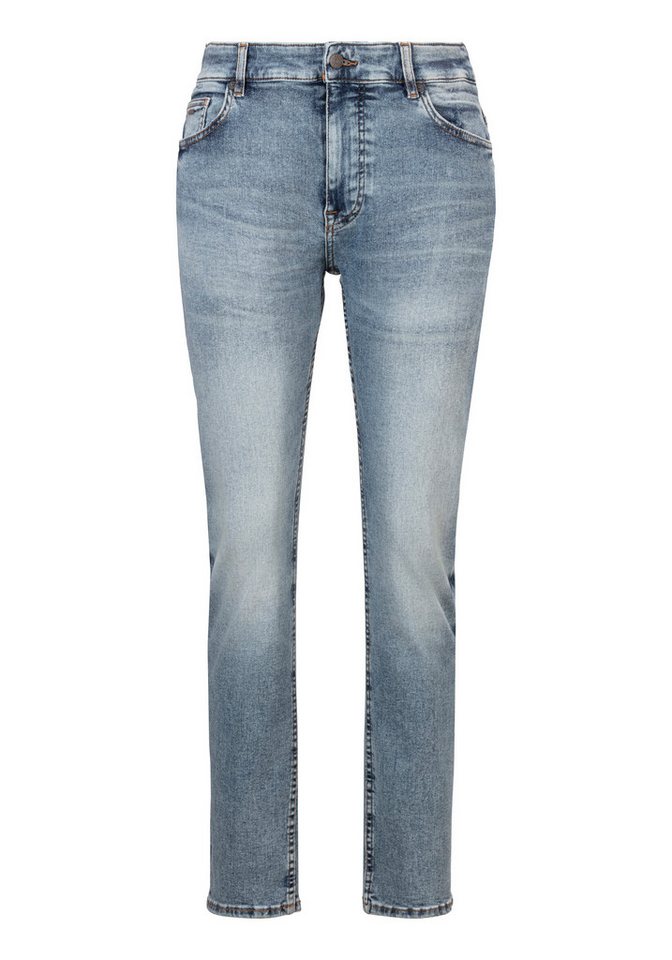 BOSS ORANGE Slim-fit-Jeans Delaware BC-C mit Leder-Badge von BOSS ORANGE