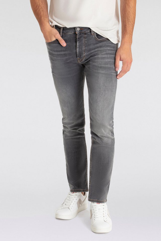 BOSS ORANGE Slim-fit-Jeans DELAWARE BO mit BOSS Leder-Badge von BOSS ORANGE