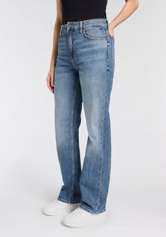 BOSS ORANGE Straight-Jeans Ada 10.0 Premium Damenmode mit hohem Bund, High Rise von BOSS ORANGE