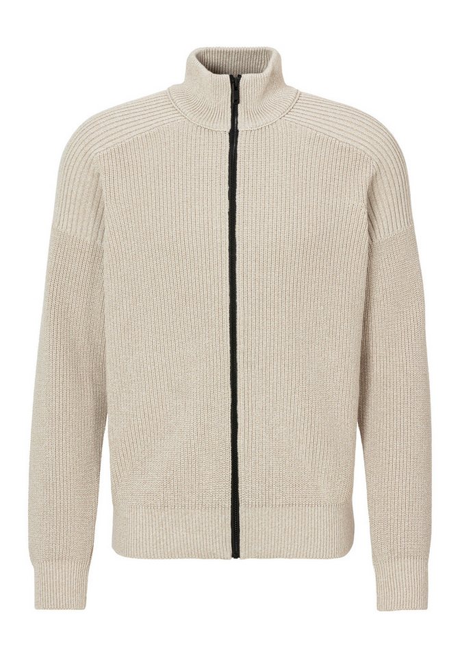 BOSS ORANGE Strickjacke Kalandrio mit kontrastfarbigem Reißverschluss von BOSS ORANGE