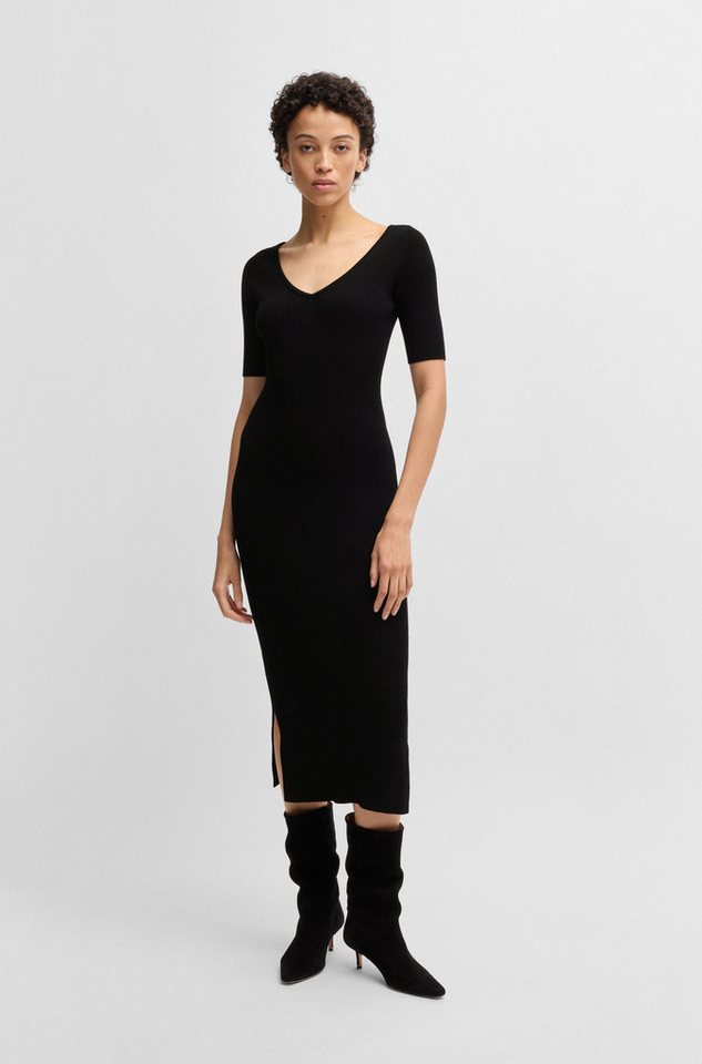 BOSS ORANGE Strickkleid C_Fargheritina mit Charm mit BOSS Logo von BOSS ORANGE