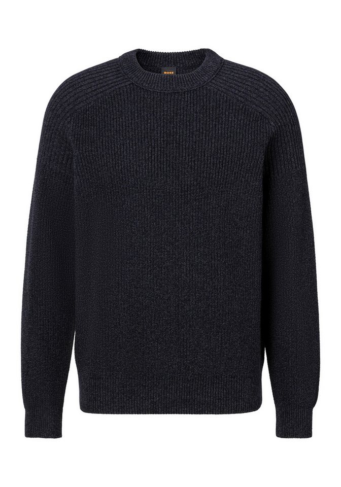 BOSS ORANGE Strickpullover Alamaka mit Rundhalsausschnitt von BOSS ORANGE
