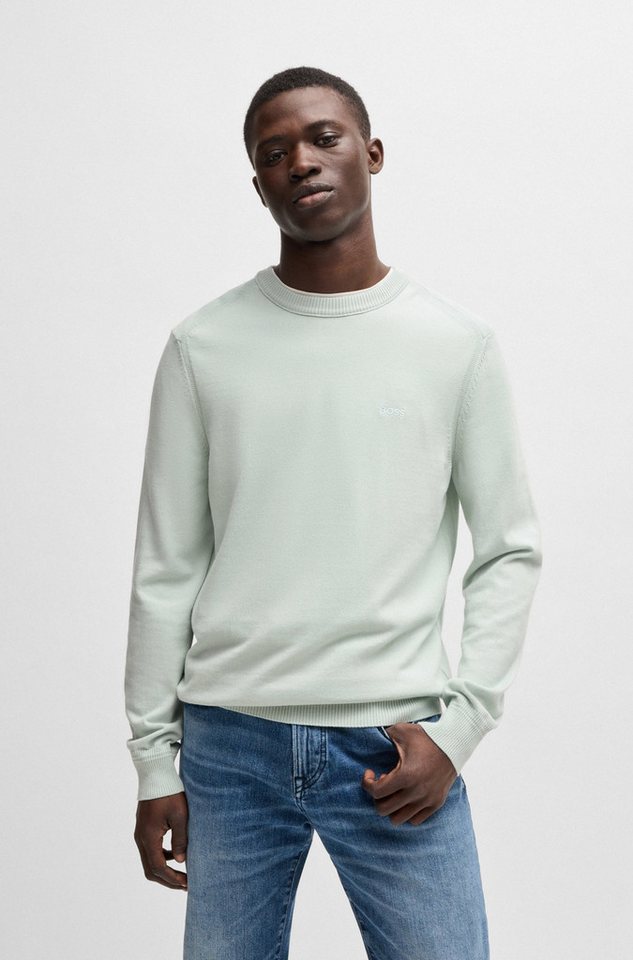 BOSS ORANGE Strickpullover Asac mit Logostickerei auf der Brust von BOSS ORANGE