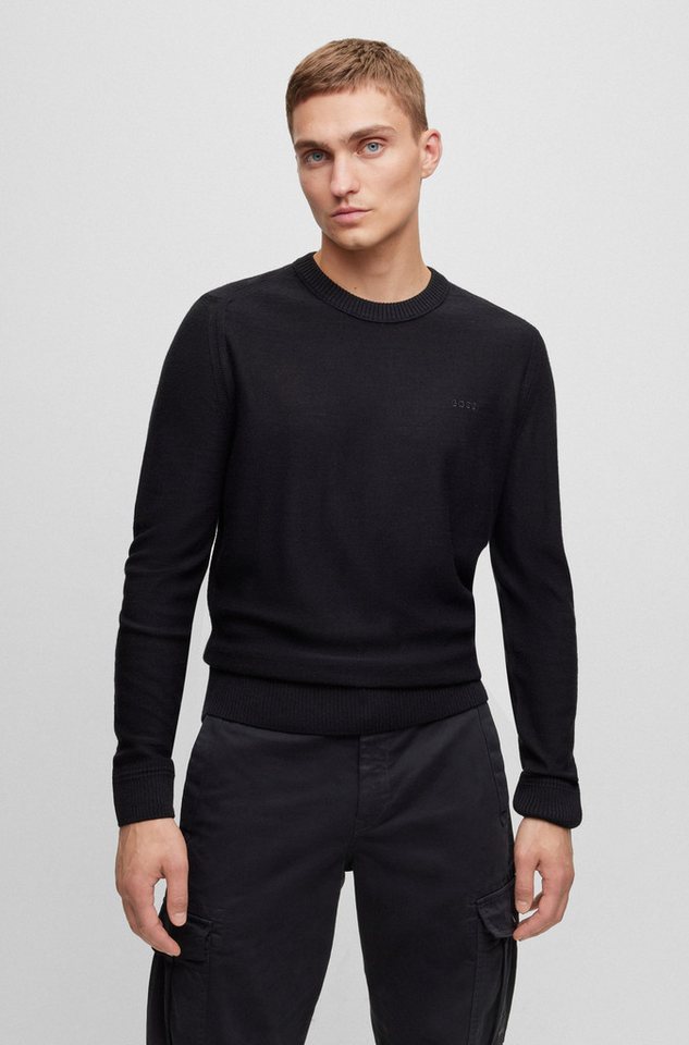 BOSS ORANGE Strickpullover Avac_C mit Schurwolle von BOSS ORANGE