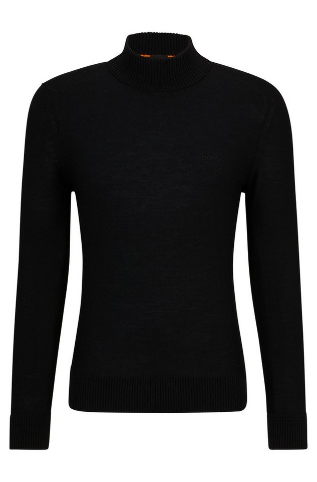 BOSS ORANGE Strickpullover Avac mit gesticktem BOSS Logo von BOSS ORANGE