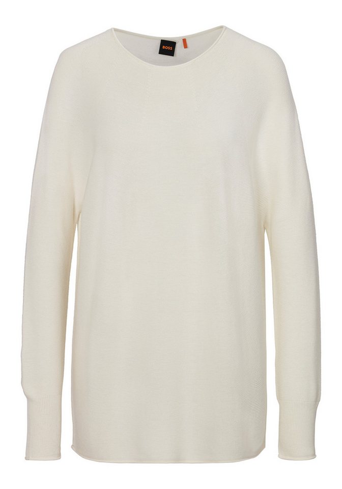 BOSS ORANGE Strickpullover Falandina Premium Damenmode mit weiten Ärmeln von BOSS ORANGE