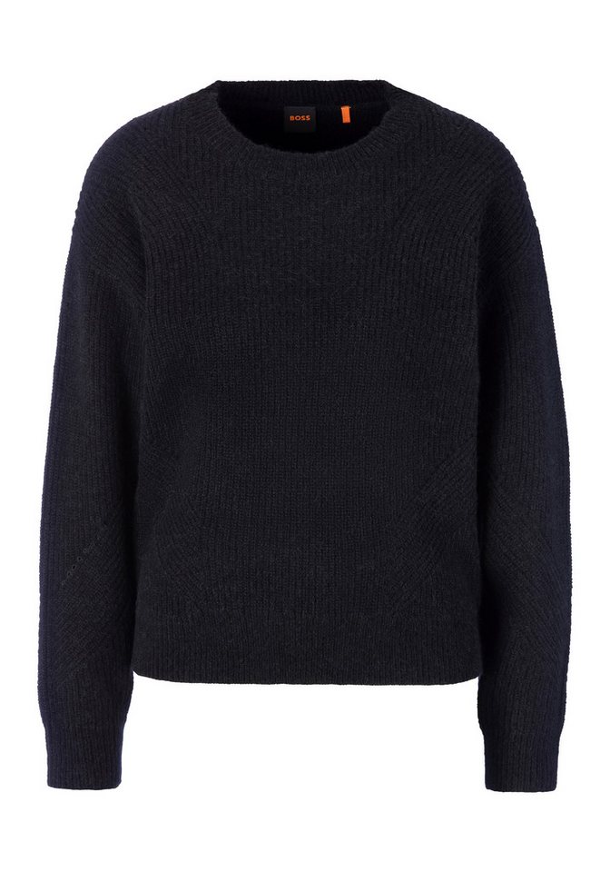BOSS ORANGE Strickpullover C_Flondie mit Rundhalsausschnitt von BOSS ORANGE