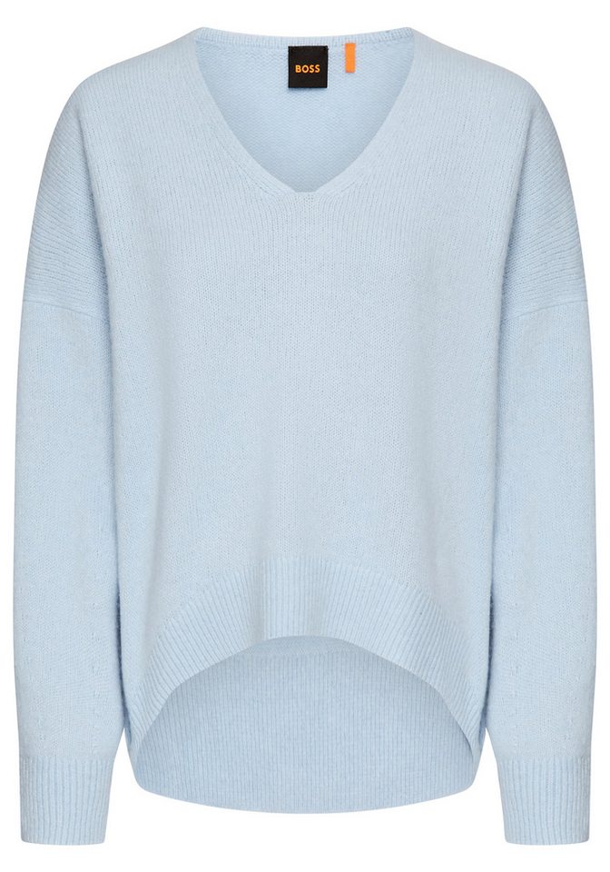 BOSS ORANGE Strickpullover Fondella Premium Damenmode mit überschnittenen Schultern von BOSS ORANGE