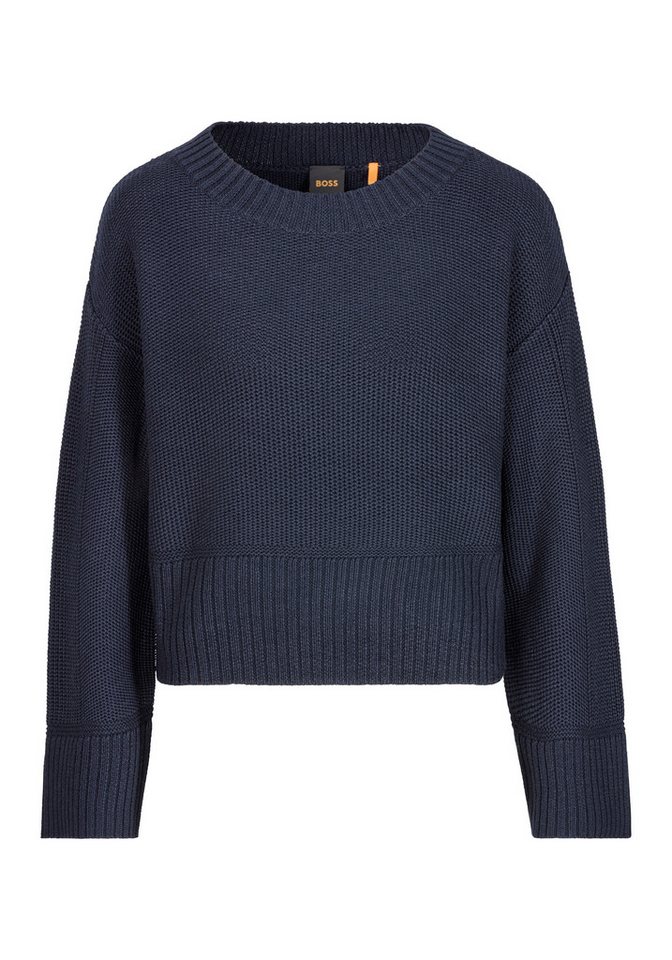 BOSS ORANGE Strickpullover C_Foussin in modischer Strukturoptik von BOSS ORANGE