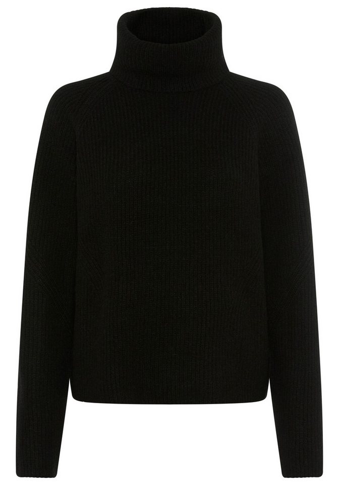 BOSS ORANGE Strickpullover Falodina Premium Damenmode mit Rollkragen, Materialmix mit Alpaka von BOSS ORANGE