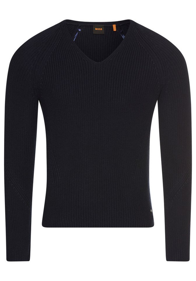 BOSS ORANGE Strickpullover Fardella Premium Damenmode mit Ajouré-Details von BOSS ORANGE
