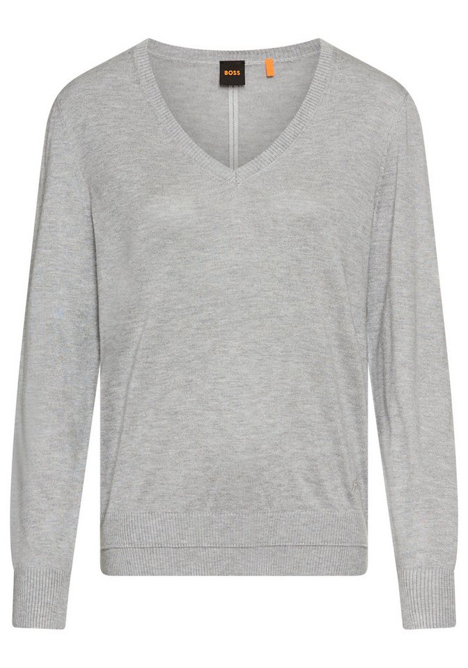 BOSS ORANGE Strickpullover Fiaffella Premium Damenmode mit Ajouré-Detail hinten BOSS ORANGE Strickpullover Fiaffella Premium Damenmode mit Ajouré-Detail hinten von BOSS ORANGE