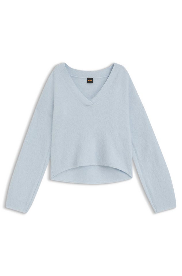 BOSS ORANGE Strickpullover Fiti Premium Damenmode mit V-Ausschnitt von BOSS ORANGE