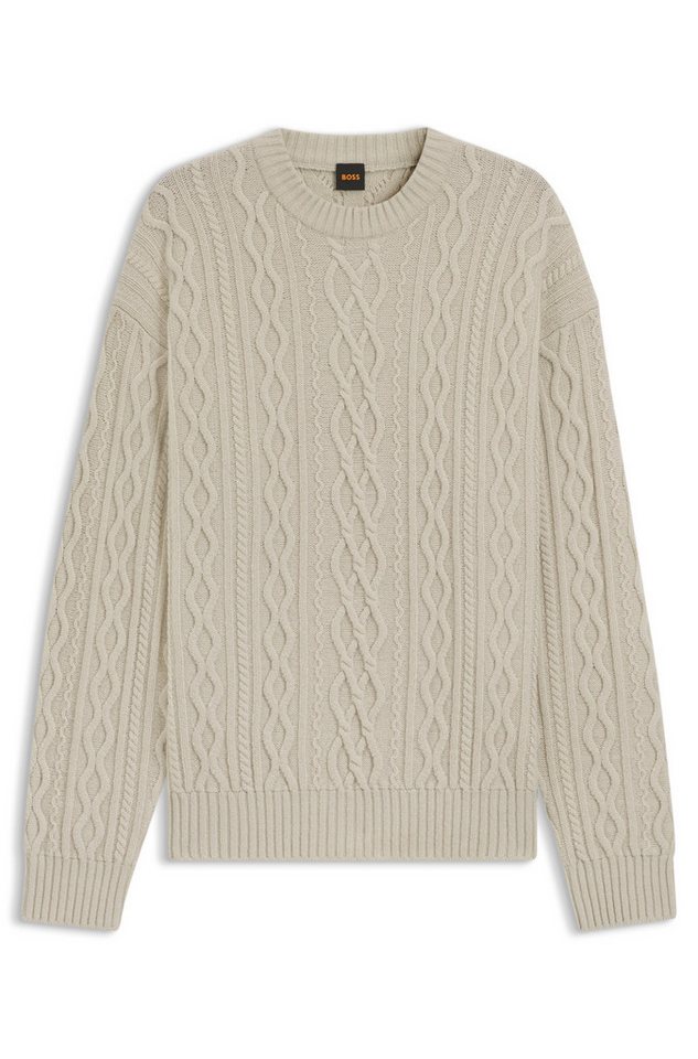 BOSS ORANGE Strickpullover Kableto 10274233 01 von BOSS ORANGE
