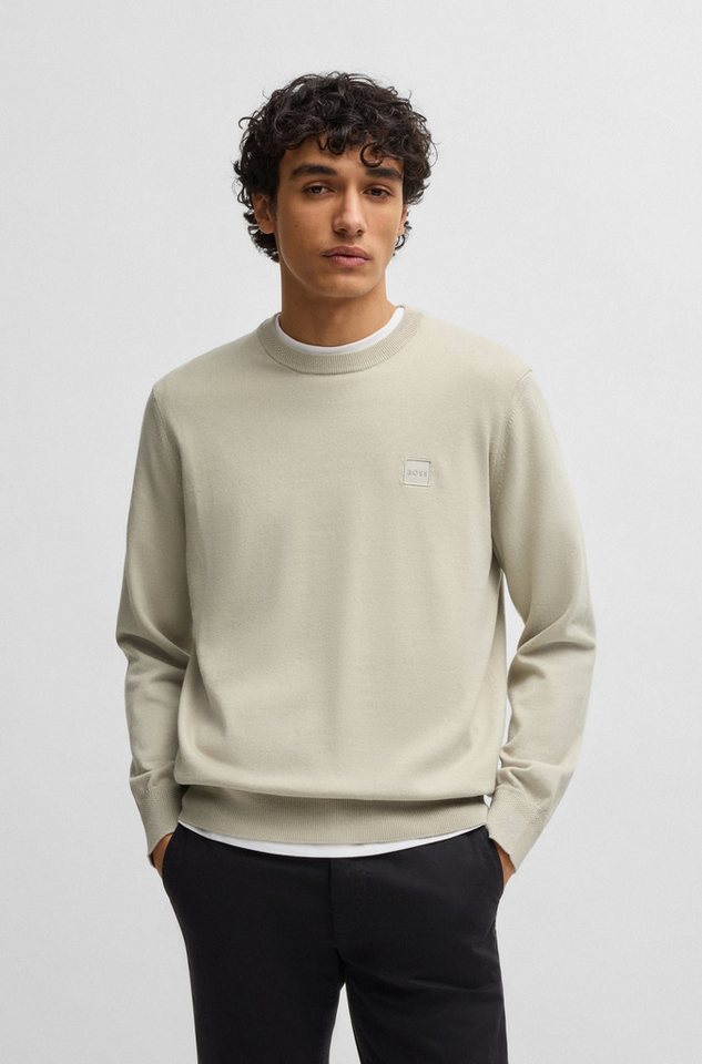 BOSS ORANGE Strickpullover Kanovano mit Rundhalsausschnitt von BOSS ORANGE