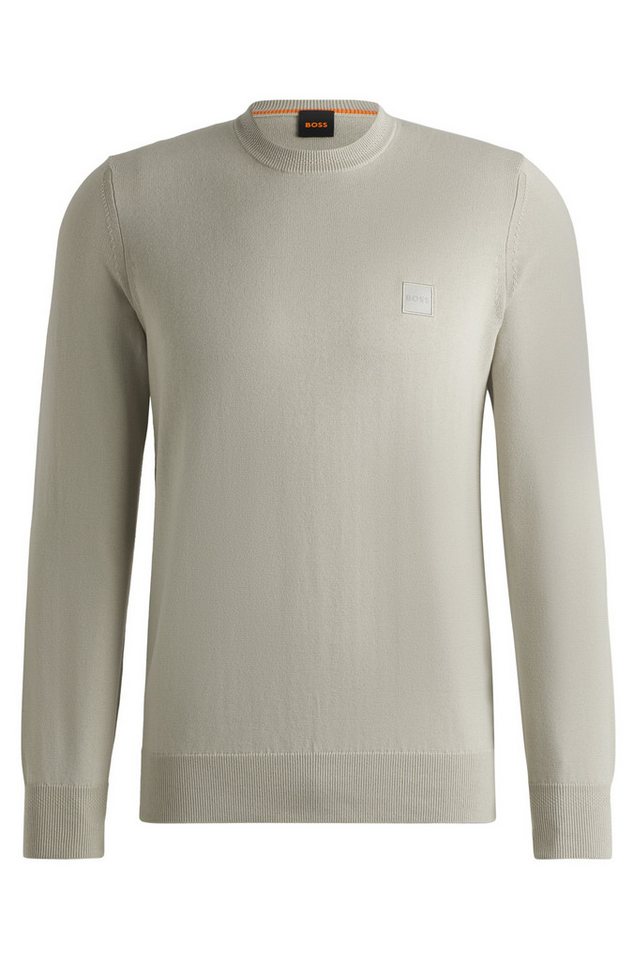 BOSS ORANGE Strickpullover Kanovano mit Logo auf der Brust von BOSS ORANGE