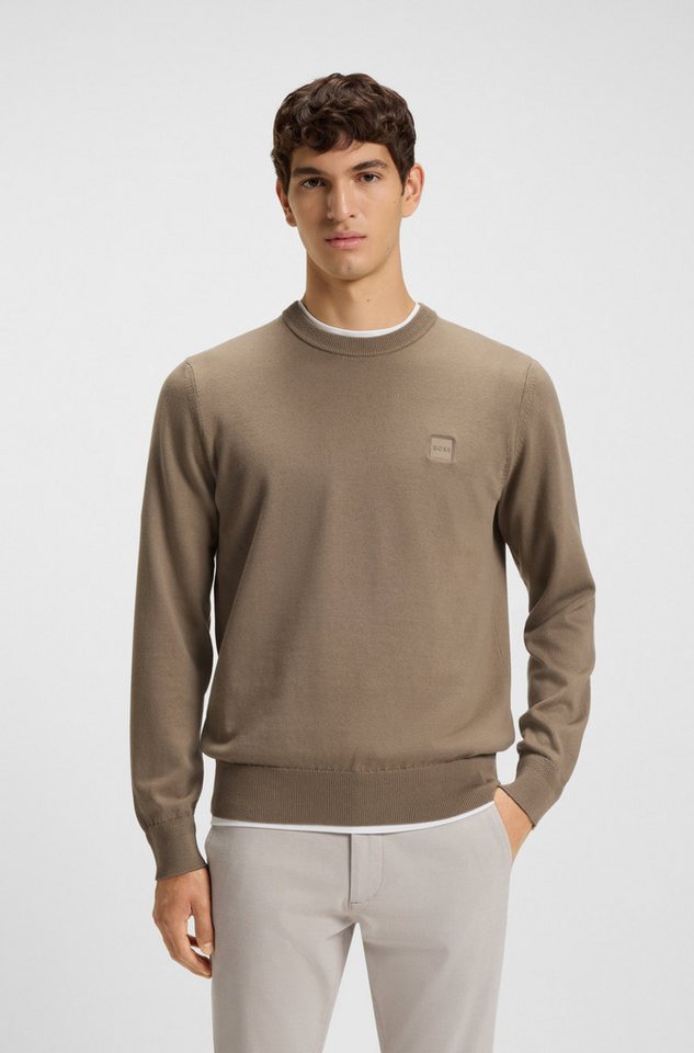 BOSS ORANGE Strickpullover Kanovano mit Rundhalsausschnitt von BOSS ORANGE