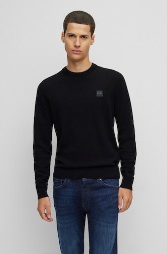 BOSS ORANGE Strickpullover Kanovano mit Rundhalsausschnitt von BOSS ORANGE