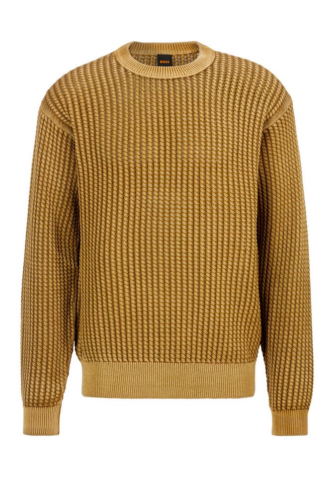 BOSS ORANGE Strickpullover Agolan 10267324 mit Markenlabel von BOSS von BOSS ORANGE