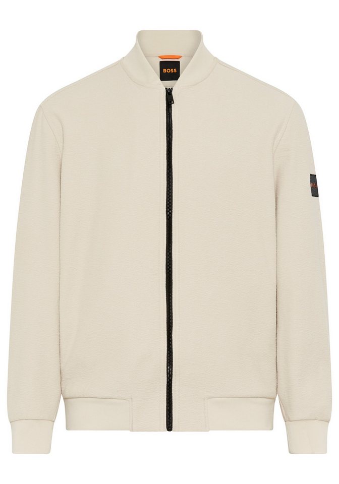 BOSS ORANGE Sweatjacke Lisimba oversize fit, Strickbündchen von BOSS ORANGE