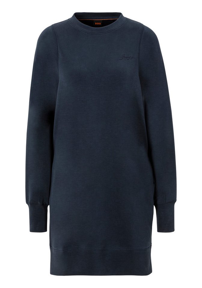 BOSS ORANGE Sweatkleid C_Elements mit Logoschriftzug in Handschrift Optik von BOSS ORANGE