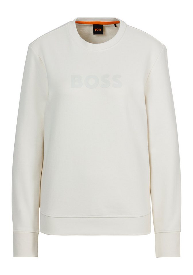 BOSS ORANGE Sweatshirt Elaboss Premium Damenmode mit Rundhalsausschnitt von BOSS ORANGE