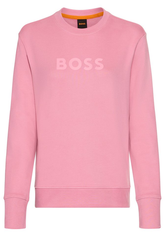 BOSS ORANGE Sweatshirt Elaboss Premium Damenmode mit Rundhalsausschnitt von BOSS ORANGE