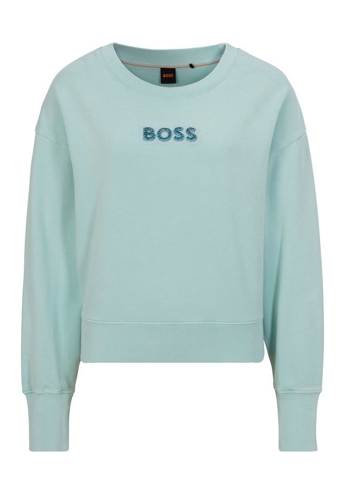 BOSS ORANGE Sweatshirt C_Elay_stonebadge mit BOSS Logo von BOSS ORANGE