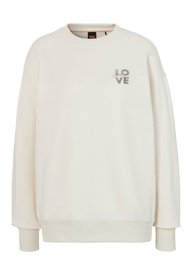 BOSS ORANGE Sweatshirt C_Eteia_Small_Logo mit BOSS-Logostickerei von BOSS ORANGE