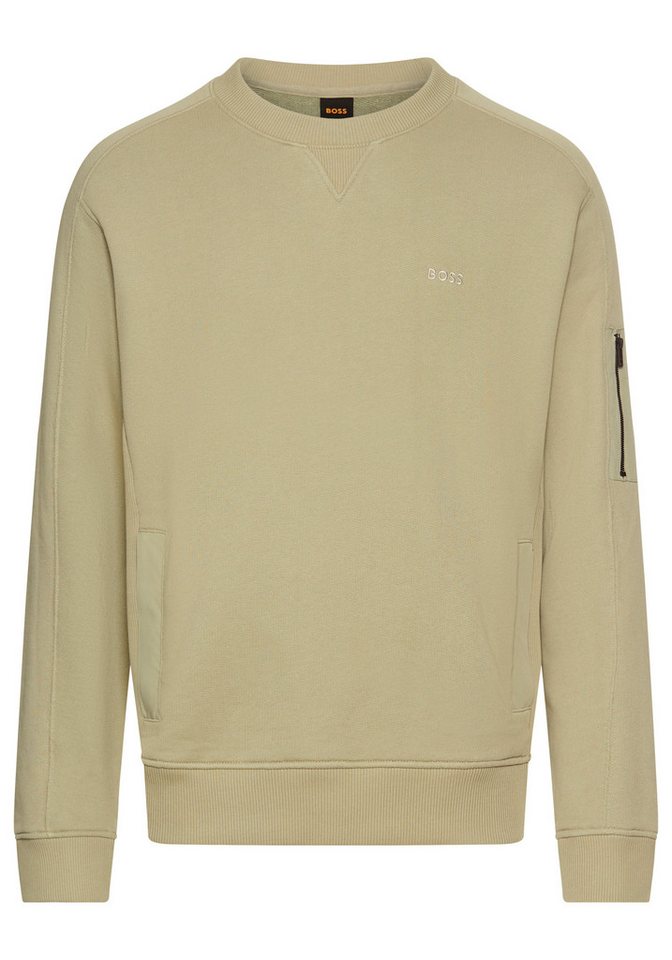 BOSS ORANGE Sweatshirt We mixed mit Ärmeltasche und Eingrifftaschen BOSS ORANGE Sweatshirt We mixed mit Ärmeltasche und Eingrifftaschen von BOSS ORANGE