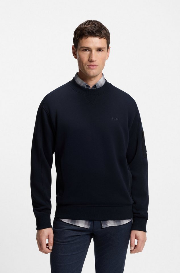 BOSS ORANGE Sweatshirt We mixed mit Ärmeltasche und Eingrifftaschen von BOSS ORANGE