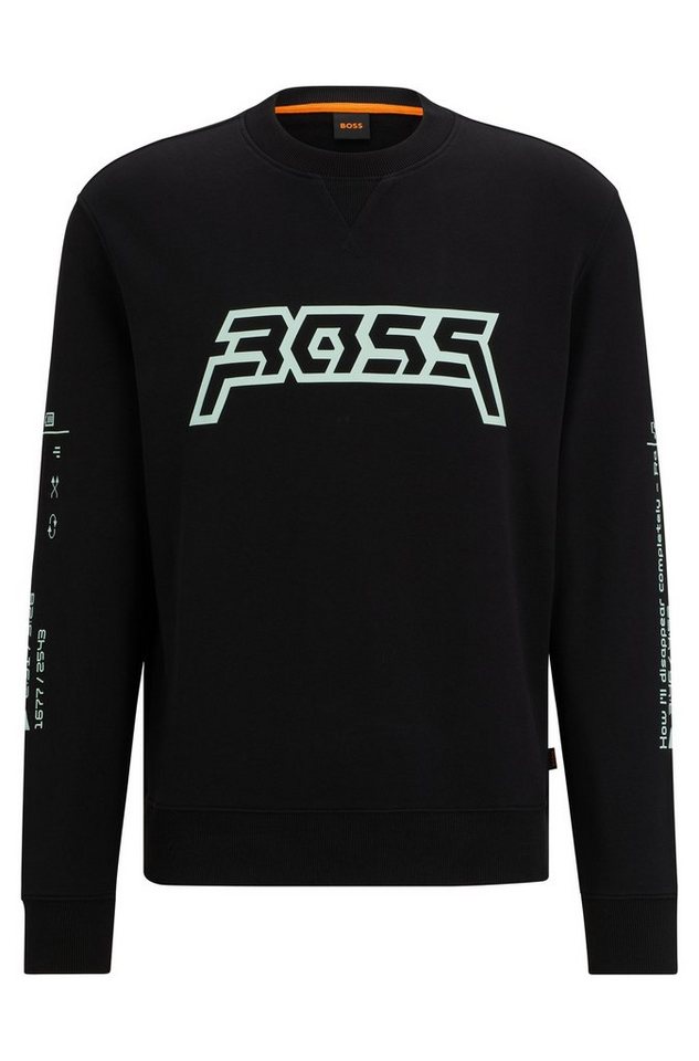 BOSS ORANGE Sweatshirt WeGrafix mit BOSS Schriftzug von BOSS ORANGE