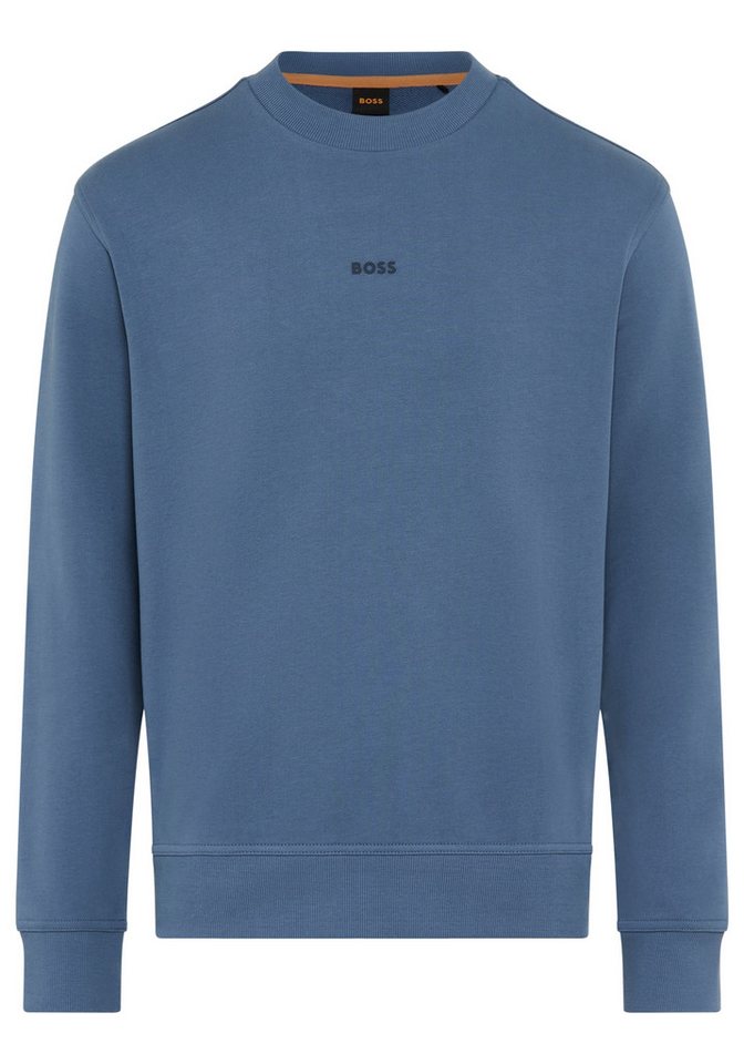 BOSS ORANGE Sweatshirt WeSmallcrew mit Logo auf der Brust von BOSS ORANGE
