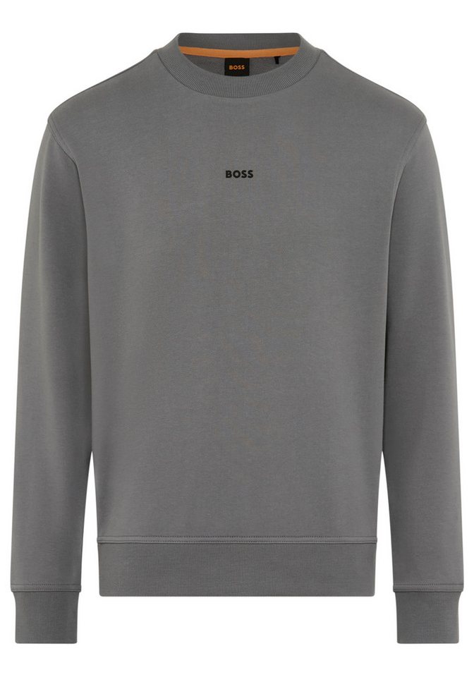 BOSS ORANGE Sweatshirt WeSmallcrew mit Logo auf der Brust von BOSS ORANGE