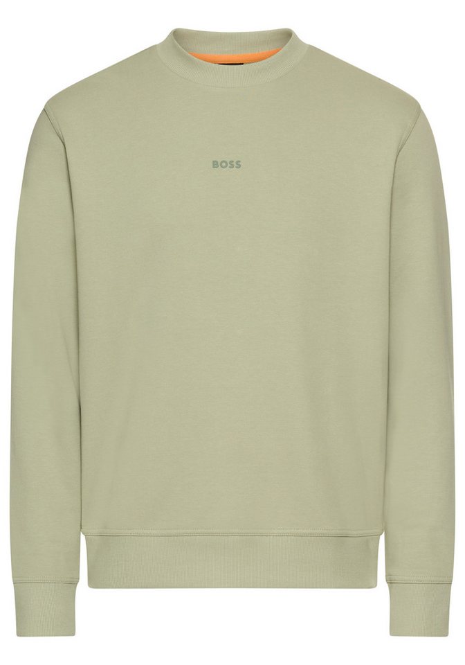 BOSS ORANGE Sweatshirt WeSmallcrew mit Logo auf der Brust von BOSS ORANGE