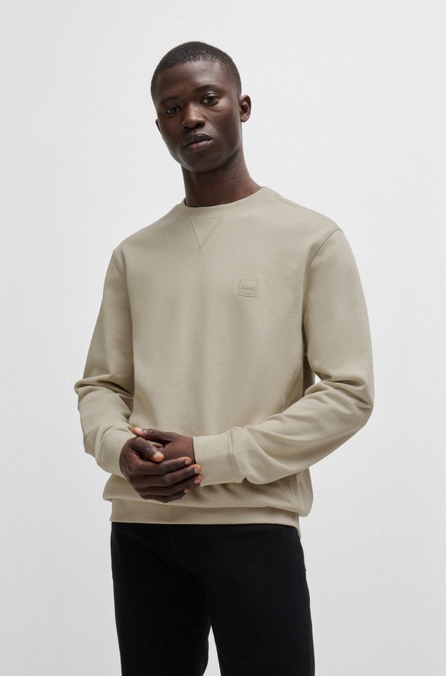 BOSS ORANGE Sweatshirt Westart mit BOSS Logopatch BOSS ORANGE Sweatshirt Westart mit BOSS Logopatch von BOSS ORANGE