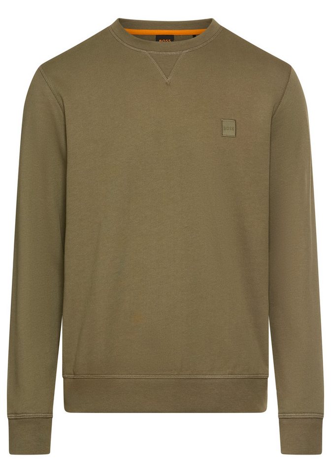 BOSS ORANGE Sweatshirt Westart mit BOSS Logopatch BOSS ORANGE Sweatshirt Westart mit BOSS Logopatch von BOSS ORANGE