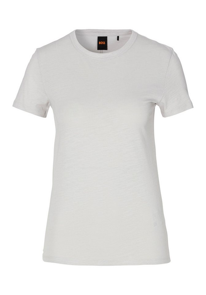 BOSS ORANGE T-Shirt Esla Premium Damenmode mit Rundhalsausschnitt von BOSS ORANGE