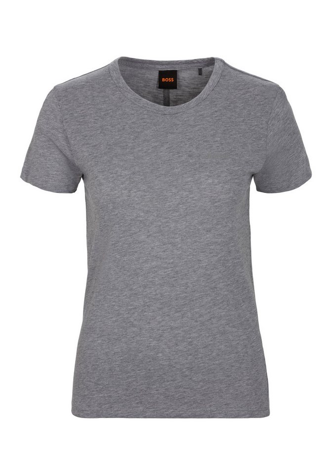 BOSS ORANGE T-Shirt Esla Premium Damenmode mit Rundhalsausschnitt von BOSS ORANGE