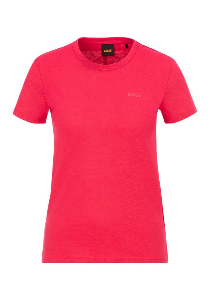 BOSS ORANGE T-Shirt Esla Premium Damenmode mit Rundhalsausschnitt von BOSS ORANGE
