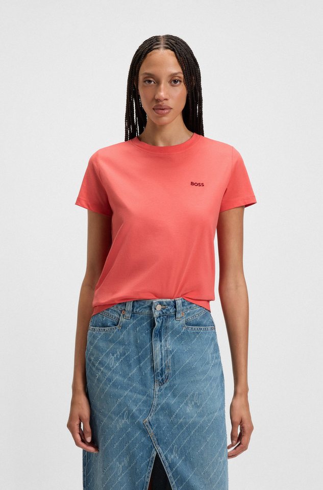 BOSS ORANGE T-Shirt Esogo Premium Damenmode mit Logo von BOSS ORANGE