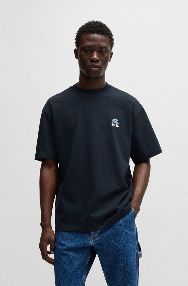 BOSS ORANGE T-Shirt Te numbers mit großem Aufdruck hinten von BOSS ORANGE