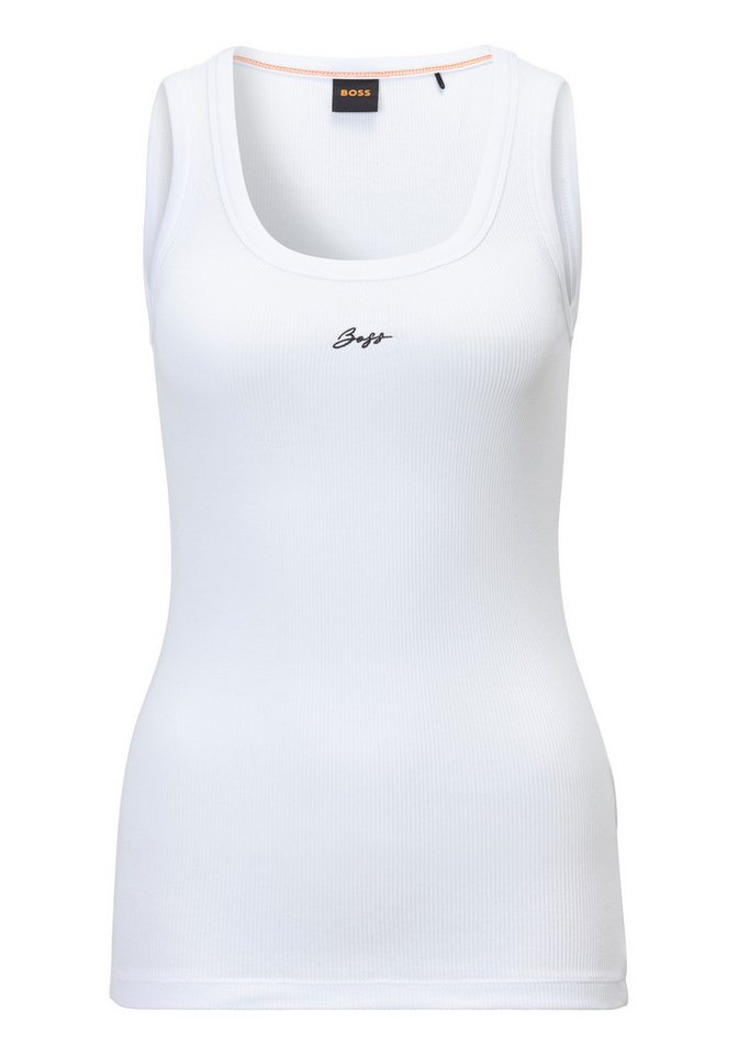 BOSS ORANGE Tanktop Ematite Premium Damenmode mit gerippter Struktur BOSS ORANGE Tanktop Ematite Premium Damenmode mit gerippter Struktur von BOSS ORANGE
