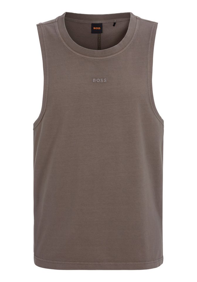 BOSS ORANGE Tanktop Tank oceanpalett mit kleinem BOSS-Logo von BOSS ORANGE